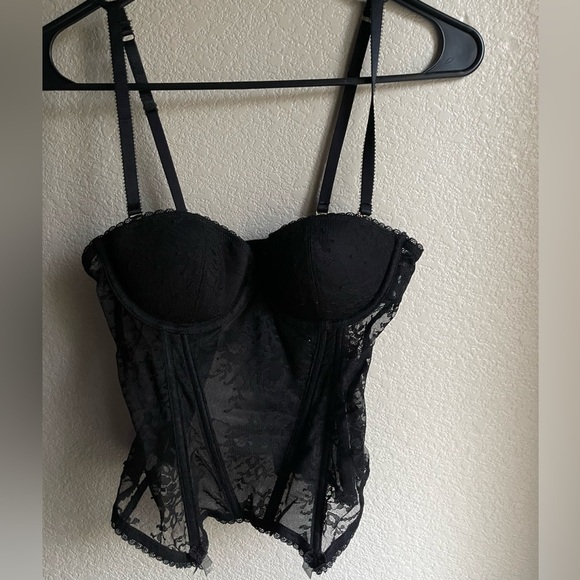 H&M Lace bustier with balconette bra corset - Picture 1 of 3